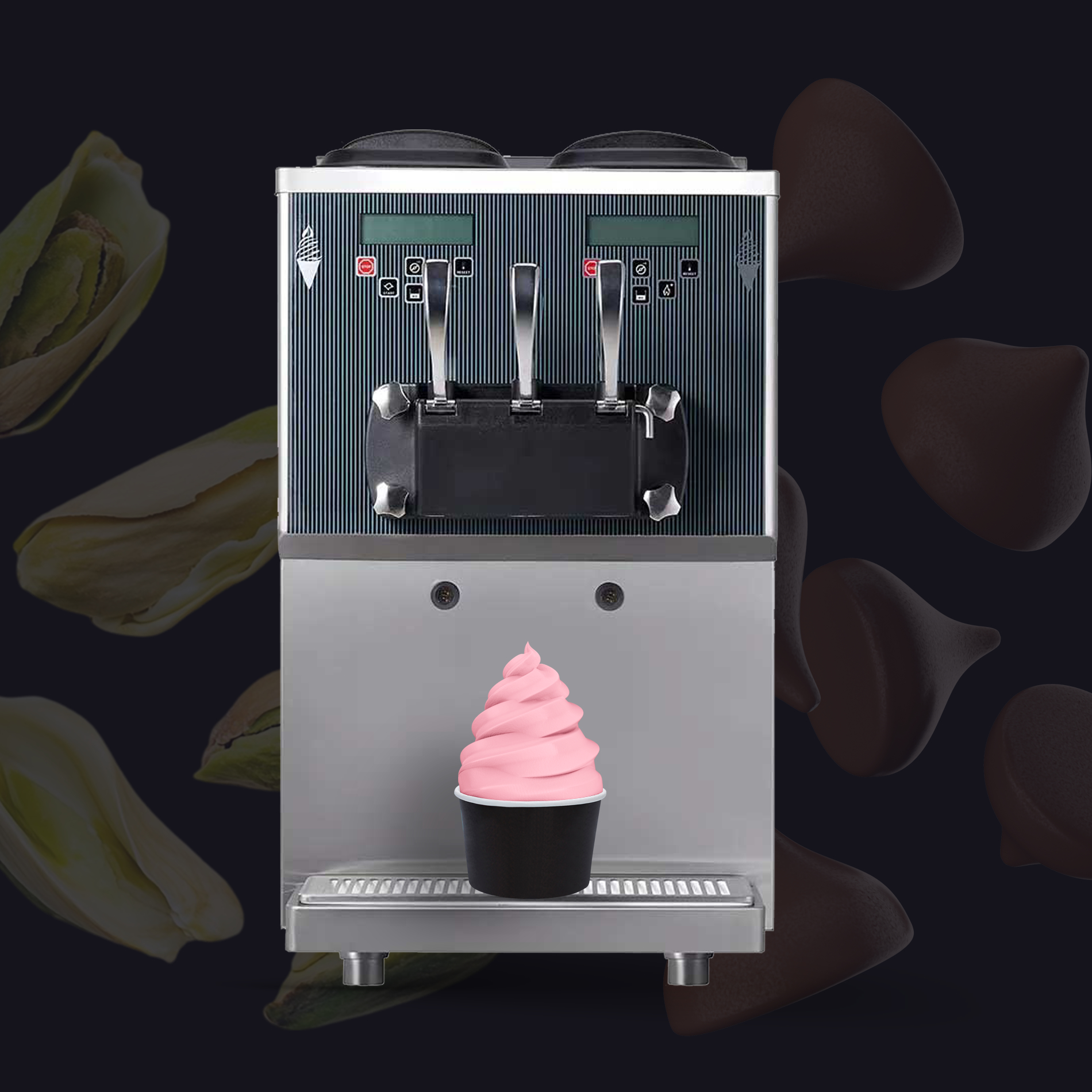 Soft serve gelato module